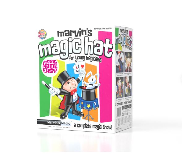 MARVINS MAGIC MAGIC HAT FOR YOUNG MAGICIANS 150 MAGIC TRICKS - Toyworld Frankston