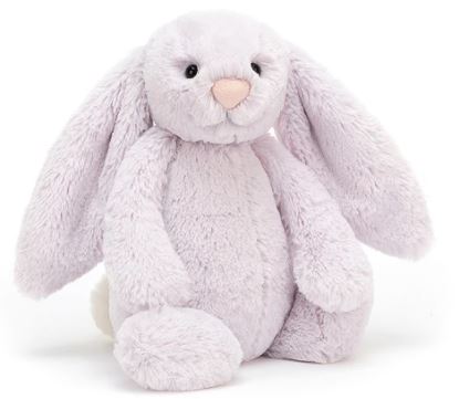 JELLYCAT BASHFUL LAVENDER BUNNY MEDIUM - Toyworld Frankston