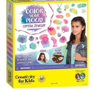 CREATIVITY FOR KIDS COLOUR YOUR MOOD CRYSTAL JEWELLERY - Toyworld Frankston