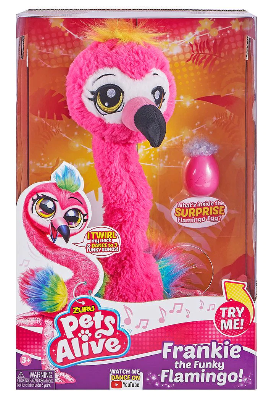 PETS ALIVE FRANKIE THE FUNKY FLAMINGO - Toyworld Frankston