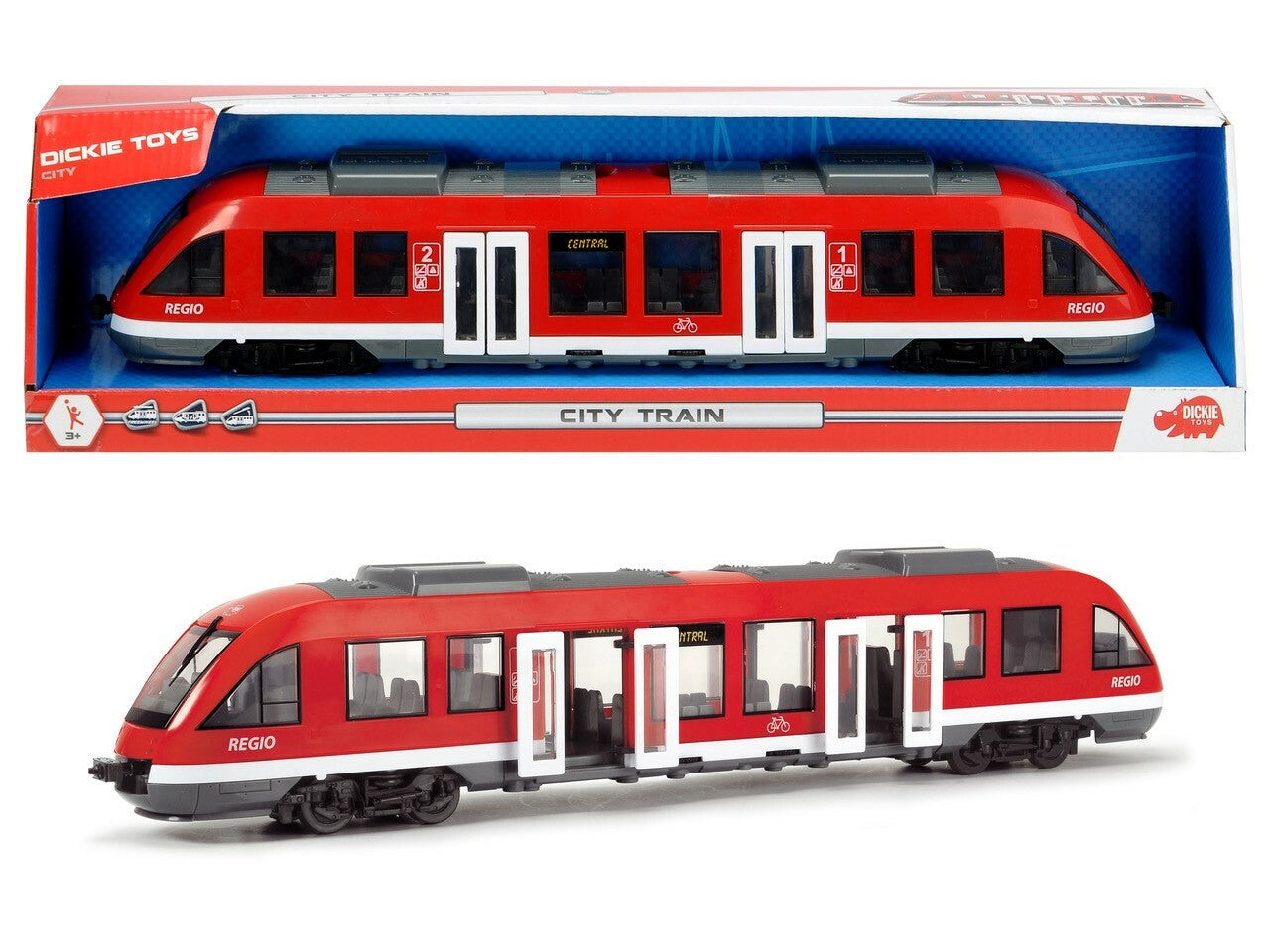 CITY TRAIN 45CM | DICKIE TOYS | Toyworld Frankston