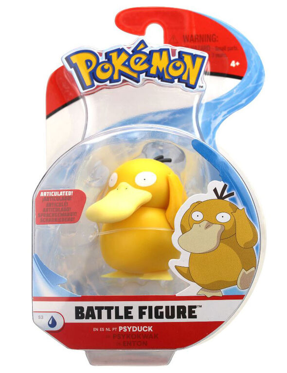 POKEMON BATTLE FIGURE - PSYDUCK - Toyworld Frankston