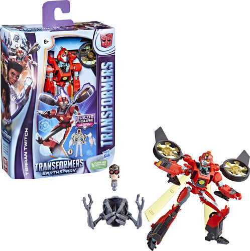 TRANSFORMERS EARTHSPARK DELUXE FIGURES TERRAN TWITCH - Toyworld Frankston