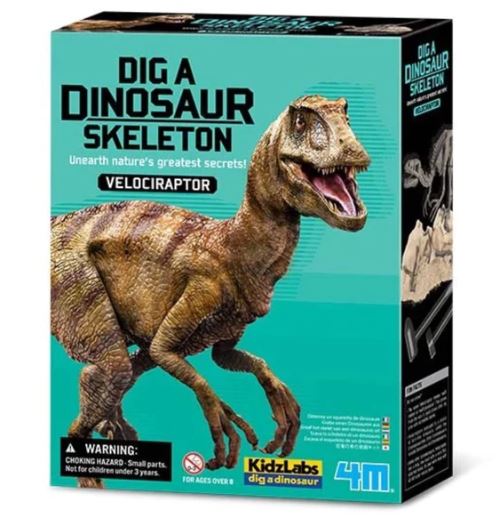 DIG-A-DINO KIT: VELOCIRAPTOR - Toyworld Frankston