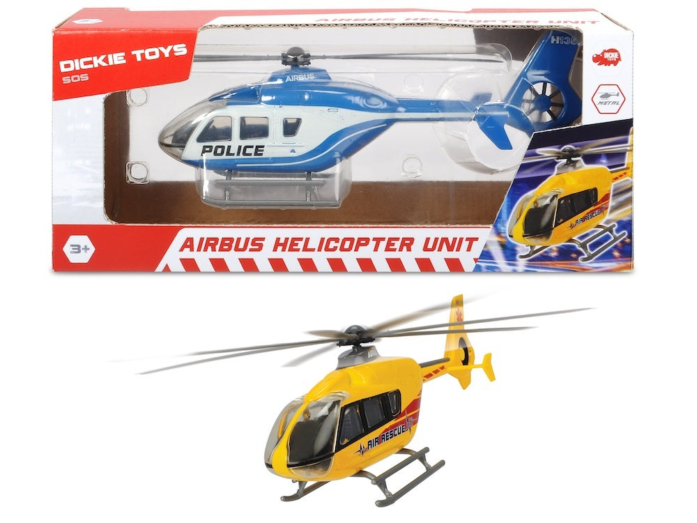 DICKIE TOYS AIRBUS HELICOPTER UNIT 21CM ASSORTED - Toyworld Frankston