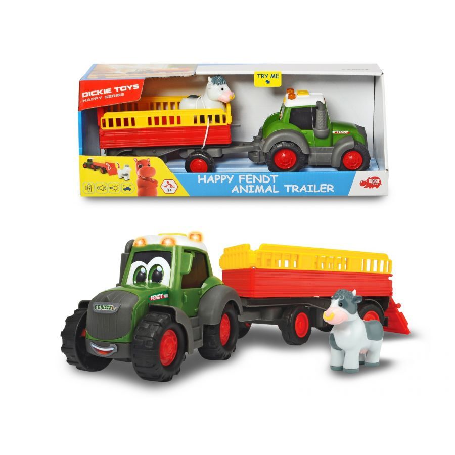 HAPPY FENDT ANIMAL TRAILER 30CM - Toyworld Frankston