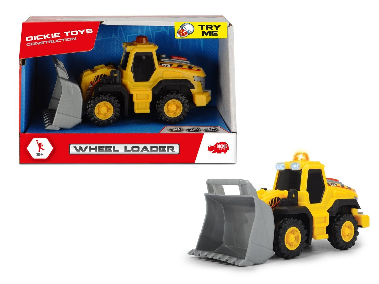 DICKIE CONSTRUCTION VEHICLE - WHEEL LOADER - Toyworld Frankston