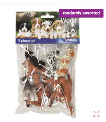 PETERKIN DOG WORLD 9 PIECE FIGURE PACK - Toyworld Frankston