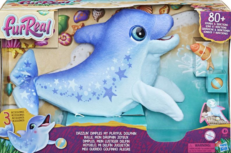FURREAL DAZZLIN DIMPLES MY PLAYFUL DOLPHIN - Toyworld Frankston