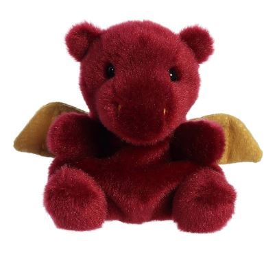 PALM PALS -  AIDAN DRAGON 5 " PLUSH - Toyworld Frankston