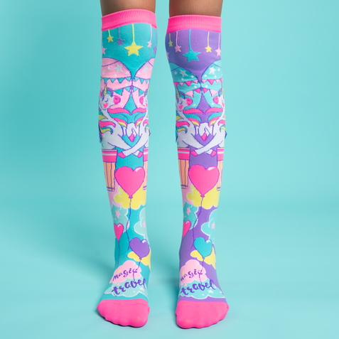 MADMIA UNICORN TRAVEL SOCKS W/ WINGS TODDLER 3-5