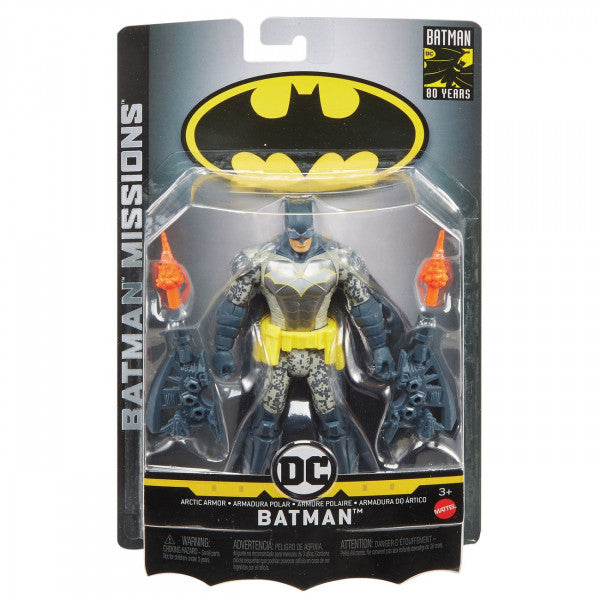 BATMAN MISSIONS ARCTIC ARMOUR 6 INCH BASIC FIGURE ASSORTMENT - Toyworld Frankston