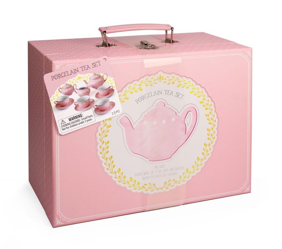 DELUXE PORCELAIN TEA SET 13PC - Toyworld Frankston