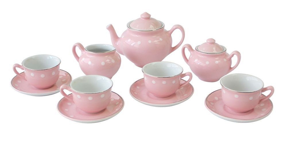 DELUXE PORCELAIN TEA SET 13PC - Toyworld Frankston