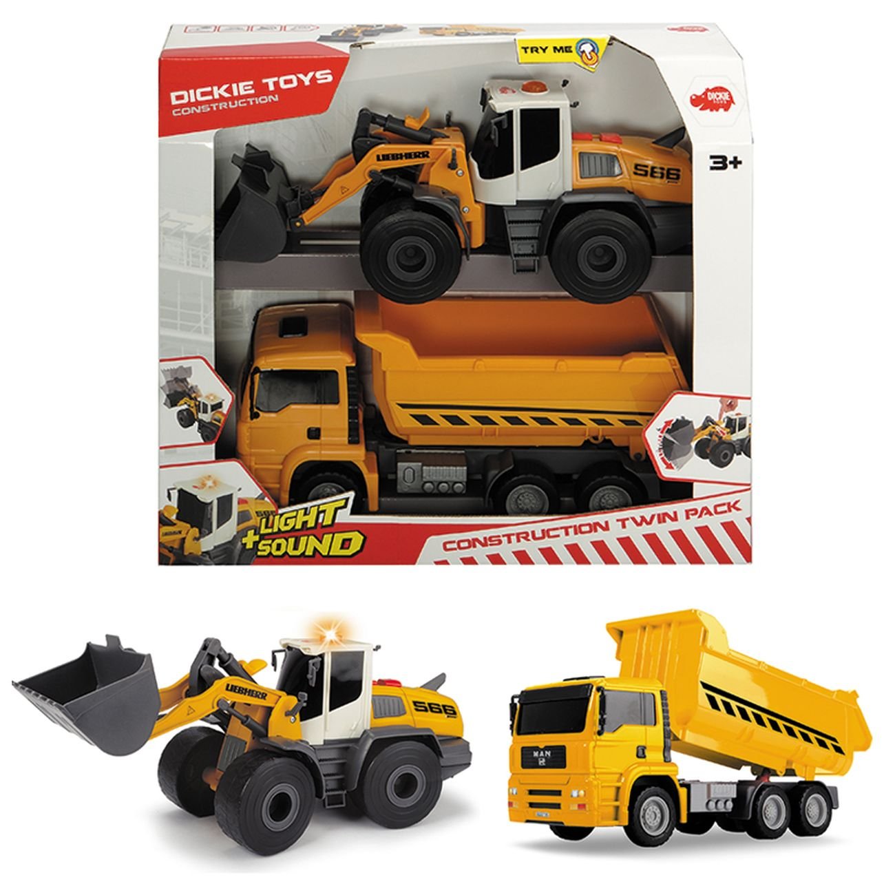 DICKIE CONSTRUCTION TWIN PACK - Toyworld Frankston