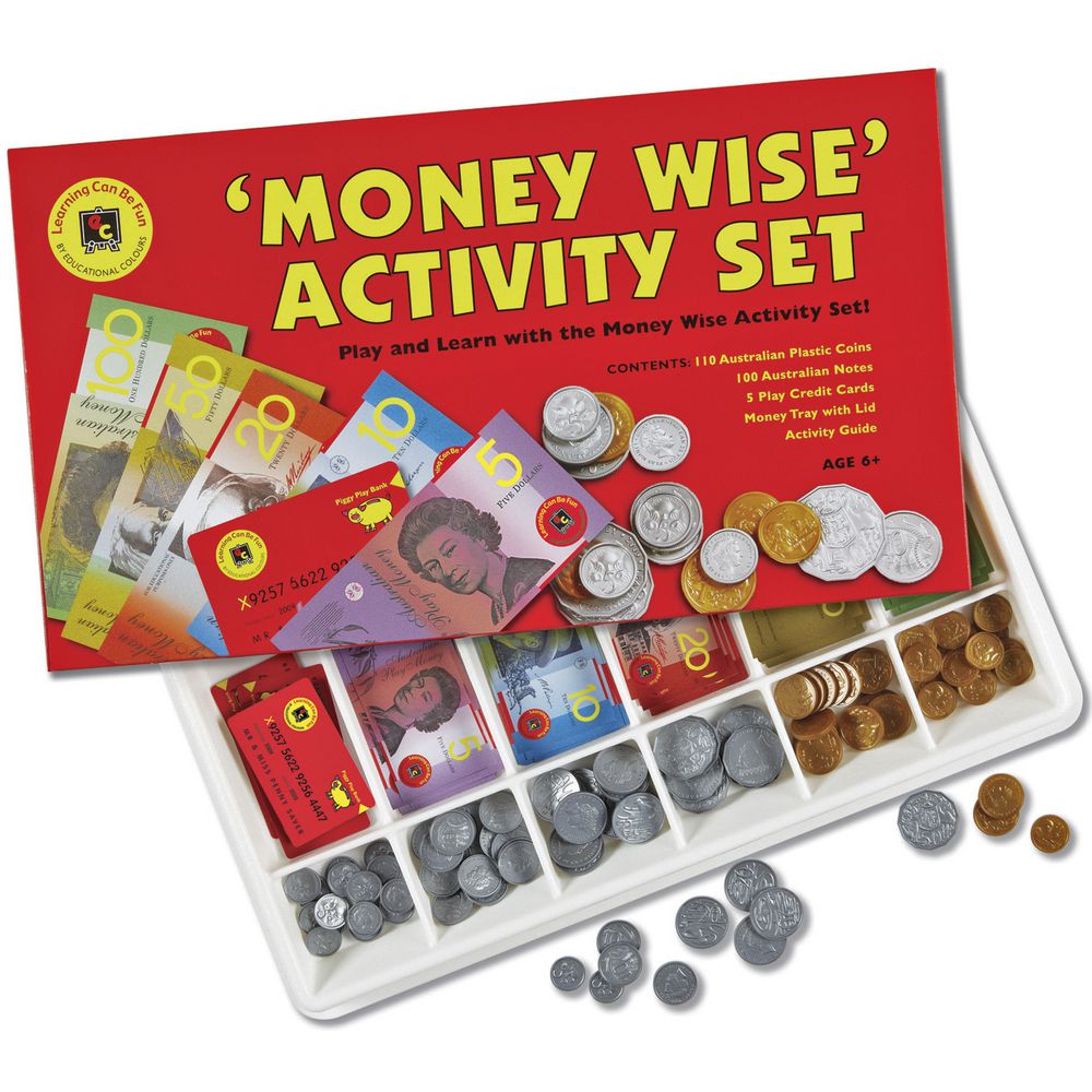 MONEY WISE ACTIVITY SET - AUSTRALIAN MONEY - Toyworld Frankston
