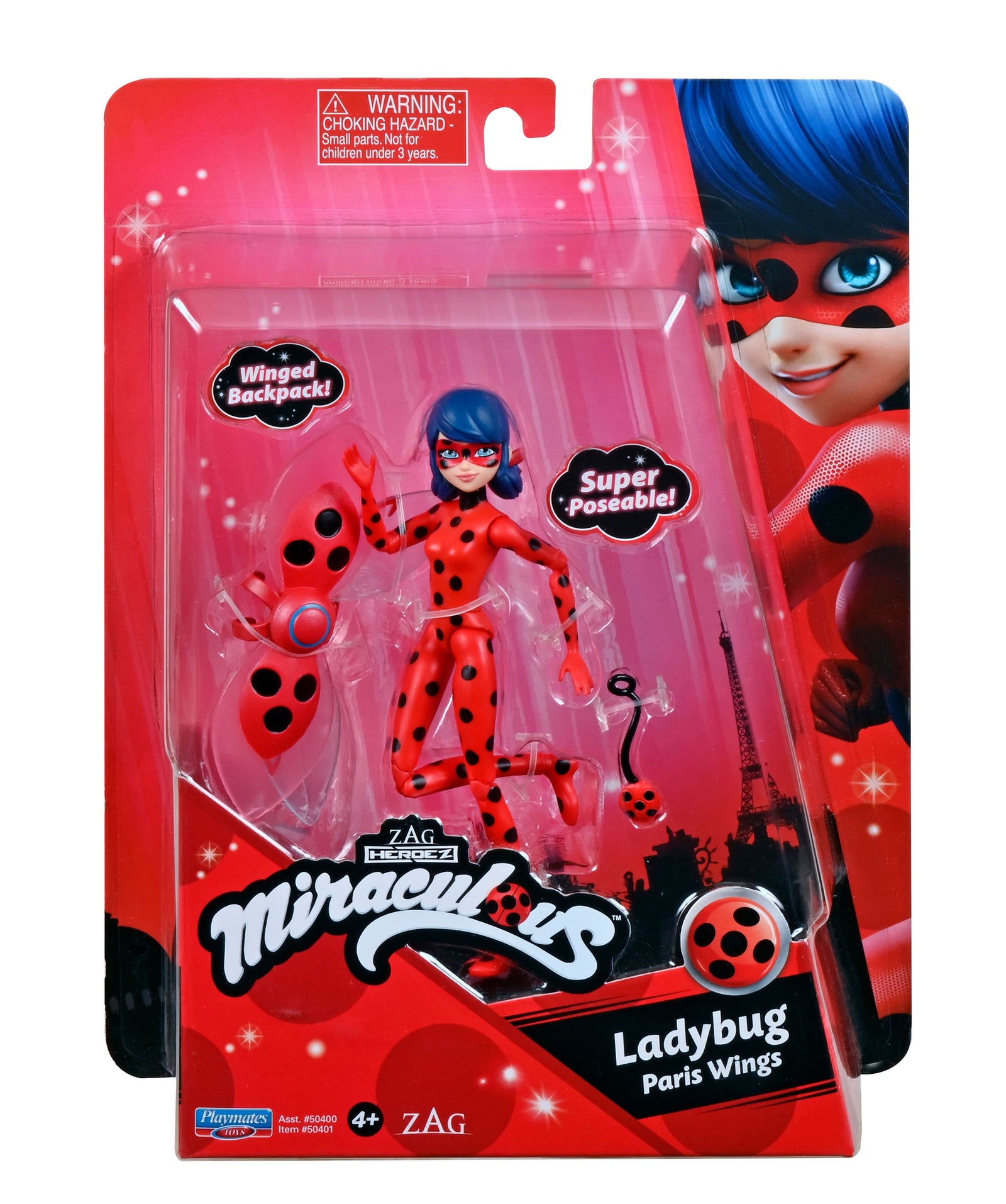 MIRACULOUS LADYBUG 'LADYBUG' PARIS WINGS FASHION DOLL - Toyworld Frankston