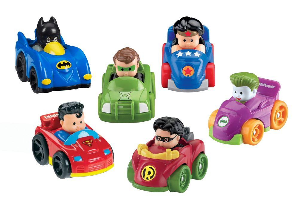 FISHER PRICE DC SUPER FRIENDS WHEELIES GIFT SET - Toyworld Frankston