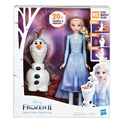 FROZEN 2 TALK AND GLOW OLAF AND ELSA - Toyworld Frankston