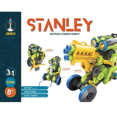 STANLEY: 3-IN-1 KEYPAD CODING ROBOT - Toyworld Frankston