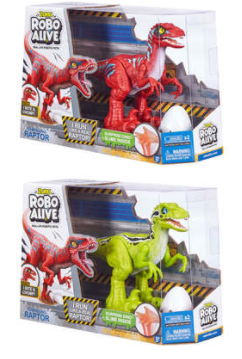 ROBO ALIVE ROBOTIC RAPTOR WITH SLIME ASST - Toyworld Frankston