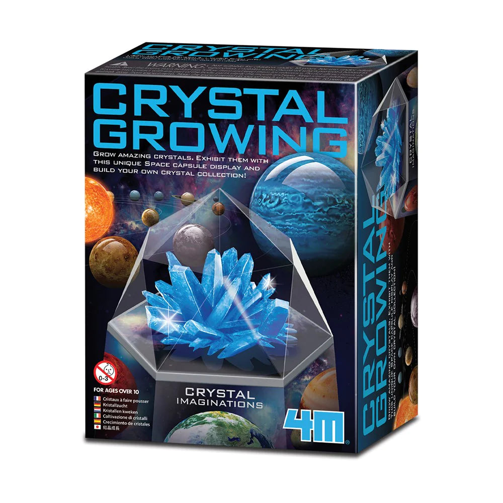 4M CRYSTAL GROWING KIT SPACE GEM BLUE - Toyworld Frankston