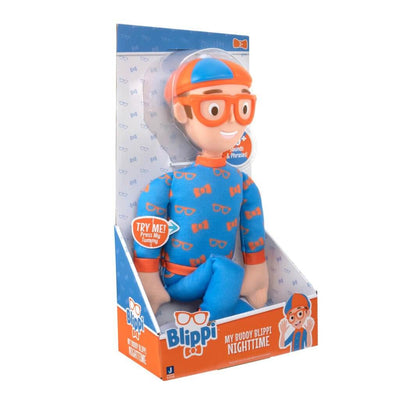 BLIPPI PLUSH - MY BUDDY BLIPPI NIGHTTIME - Toyworld Frankston