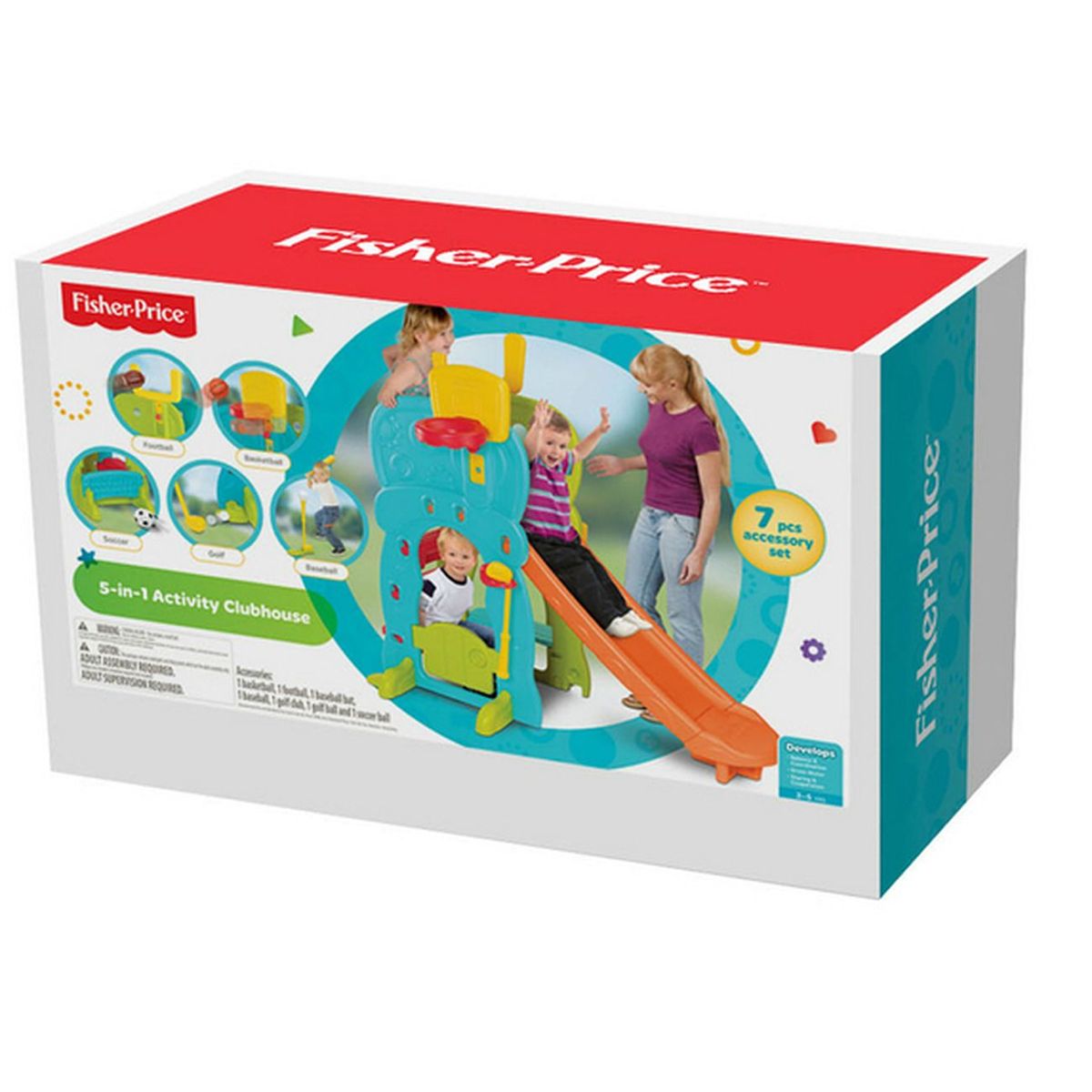 FISHER PRICE 5 IN 1 ACTIVITY CLUBHOUSE - Toyworld Frankston