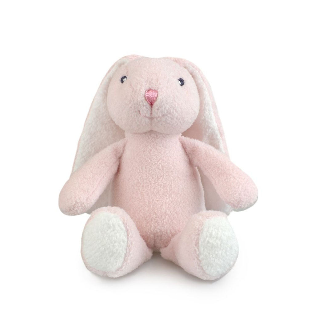 BUNNY PINK FRANKIE AND FRIENDS RATTLES 20CM SOFT TOY - Toyworld Frankston