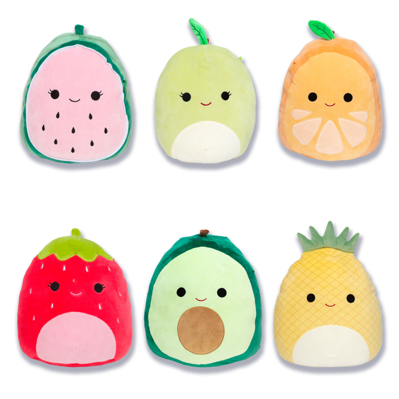 SQUISHMALLOWS 12 INCH FRUIT ASSORTMENT - Toyworld Frankston