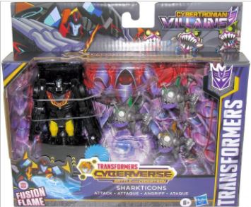 TRANSFORMERS CYBERVERSE SHARKTICONS ATTACK