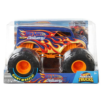 HOT WHEELS MONSTER TRUCKS 1:24 - HOT WHEELS DELIVERY - Toyworld Frankston