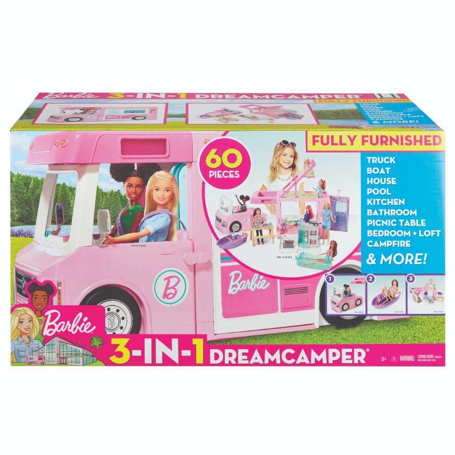 BARBIE ESTATE 3-IN-1 DREAMCAMPER - Toyworld Frankston