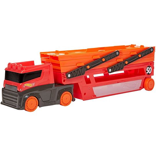 HOT WHEELS MEGA HAULER - RED - Toyworld Frankston