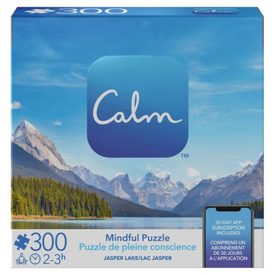 CALM MINDFUL PUZZLE 300PC - JASPER LAKE - Toyworld Frankston