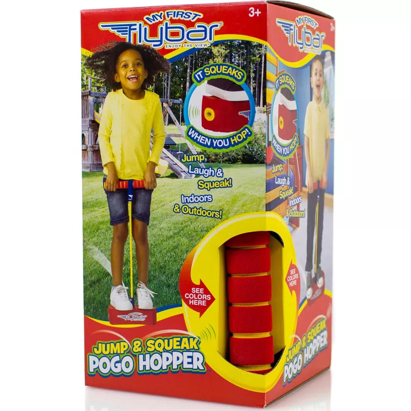 MY FIRST FLYBAR JUMP AND SQUEAK POGO HOPPER - Toyworld Frankston