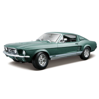 MAI18 1967 FORD MUSTANG FASTBACK GREEN - Toyworld Frankston