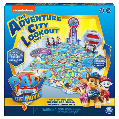 PAW PATROL - THE ADVENTURE CITY LOOKOUT BOARD GAME - Toyworld Frankston