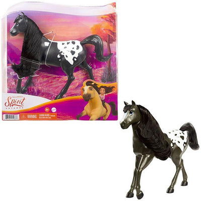 Spirit Untamed Black Pinto Herd Horse Figure - Toyworld Frankston