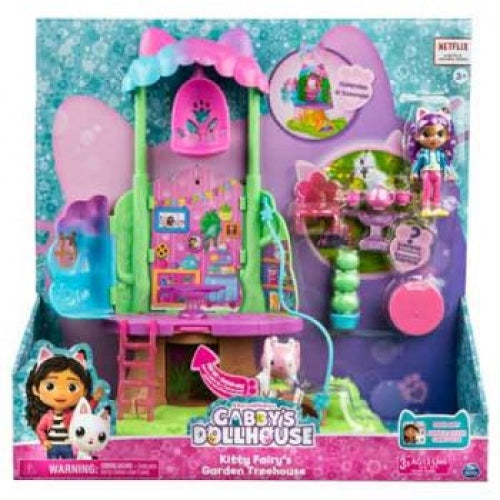 GABBY'S DOLLHOUSE FAIRY GARDEN TREEHOUSE - Toyworld Frankston