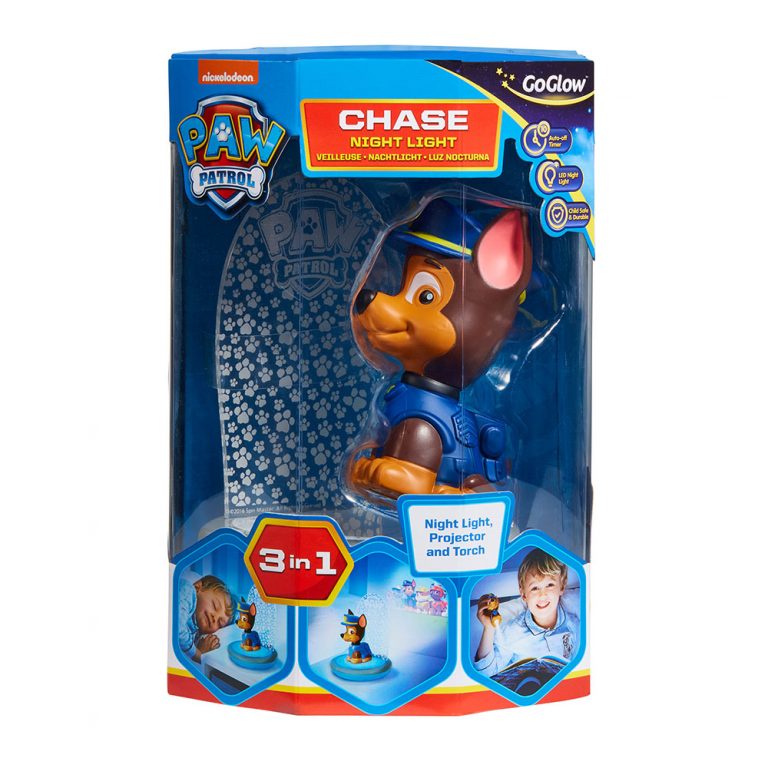 GO GLOW PAWPATROL 3 IN 1 NIGHT LIGHT - CHASE - Toyworld Frankston