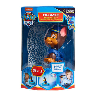GO GLOW PAWPATROL 3 IN 1 NIGHT LIGHT - CHASE - Toyworld Frankston
