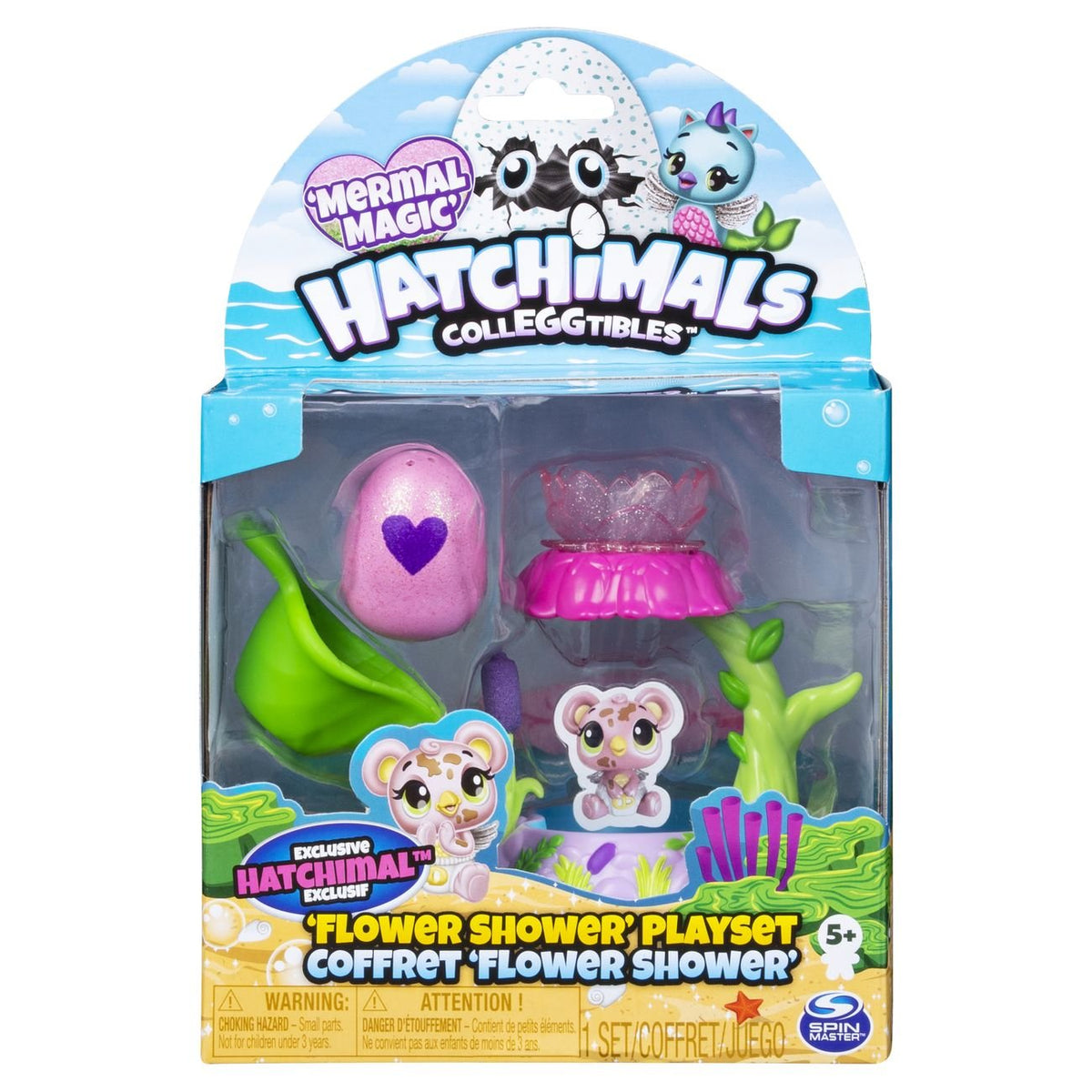 HATCHIMALS COLLEGGTIBLES FLOWER SHOWER PLAYSET