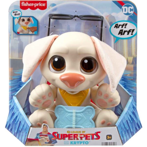 FISHER PRICE DC LEAGUE OF SUPER PETS BABY KRYPTO - Toyworld Frankston