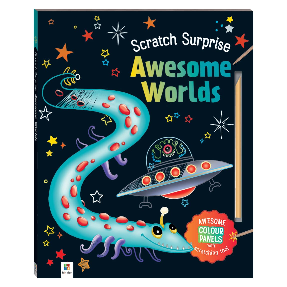 PICTURE ETCH AND SCRATCH SURPRISE AWESOME WORLDS - Toyworld Frankston