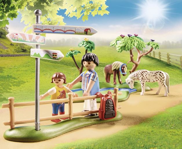 PLAYMOBIL ADVENTURE PONY RIDE - 70512
