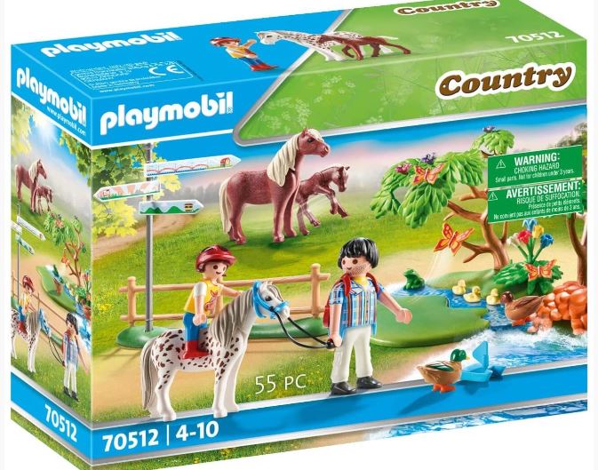 PLAYMOBIL ADVENTURE PONY RIDE - 70512