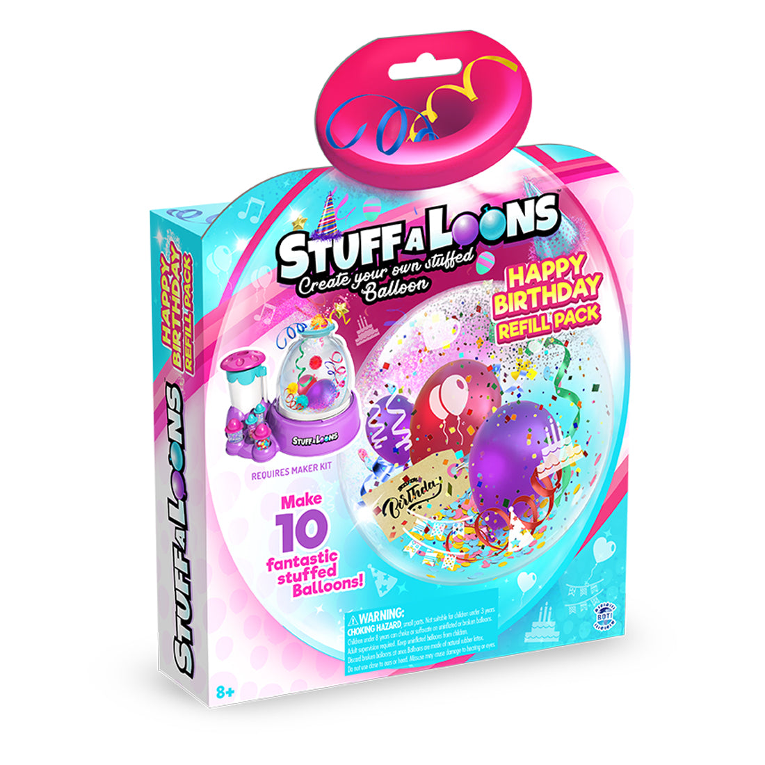 STUFFALOONS HAPPY BIRTHDAY REFILL PACK - Toyworld Frankston