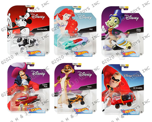 HOT WHEELS ENTERTAINMENT - DISNEY ASSORTMENT - Toyworld Frankston