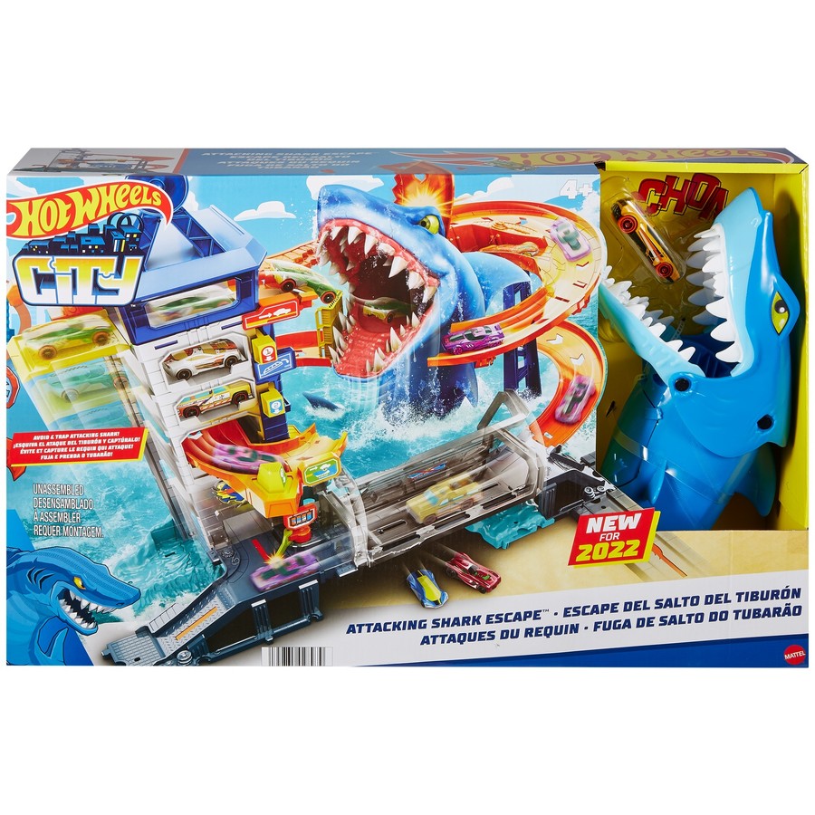 HOT WHEELS ATTACKING SHARK PLAYSET - Toyworld Frankston